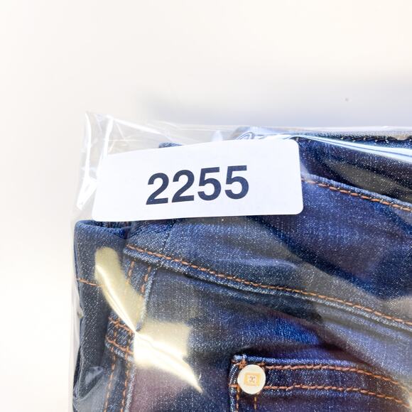 Escada Womens 32 (27 US) Straight Leg Low Rise 31” Stretch Jeans - Picture 11 of 11